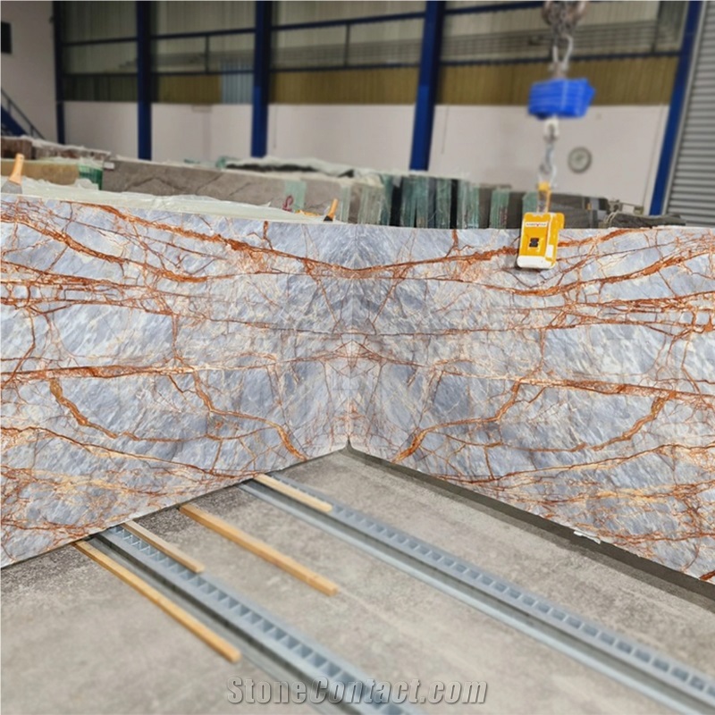 Blue River Marble Slab