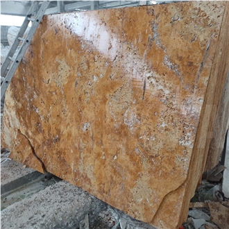 Gold Travertine Slab