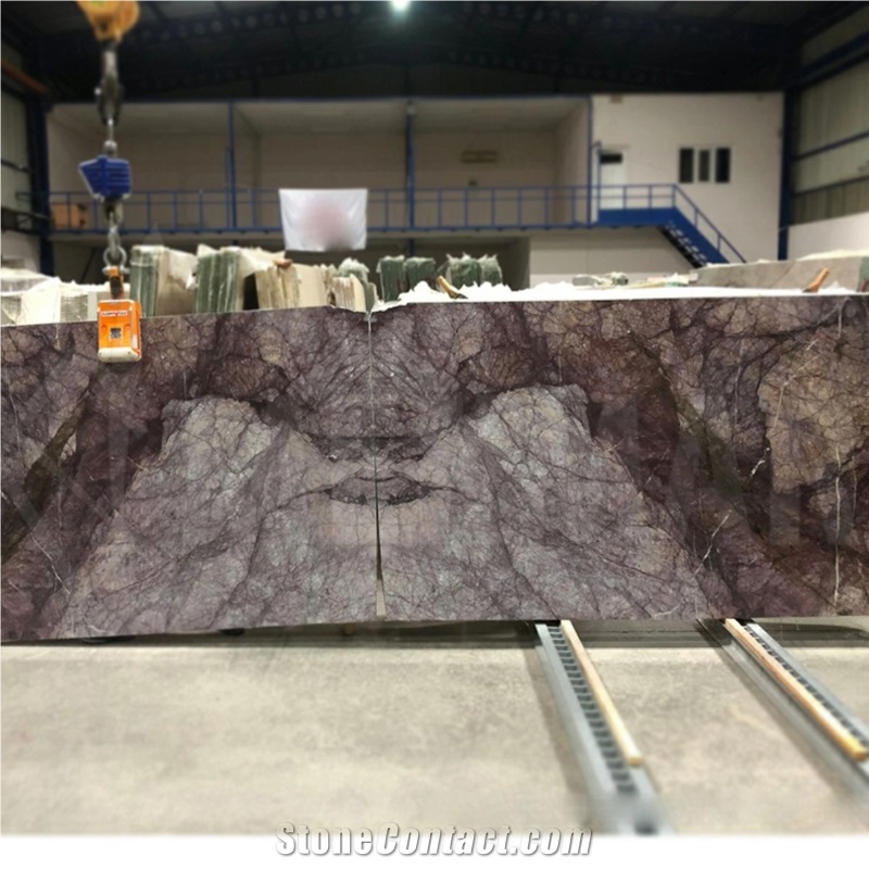 Lilac Dark Marble Slab