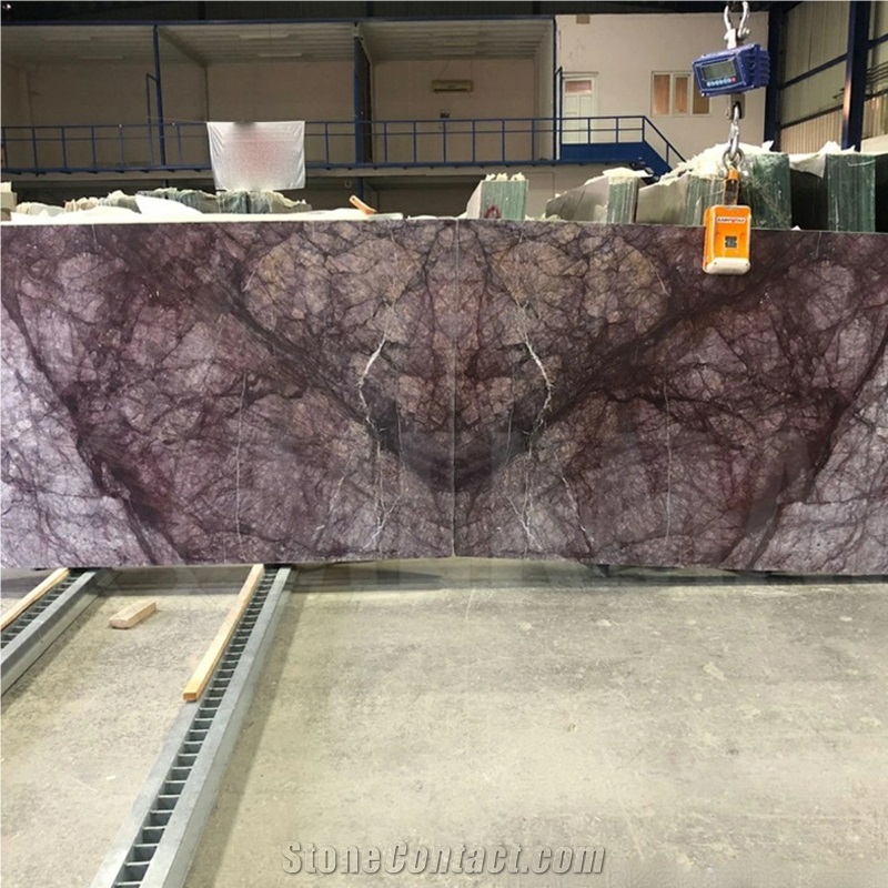 Lilac Dark Marble Slab