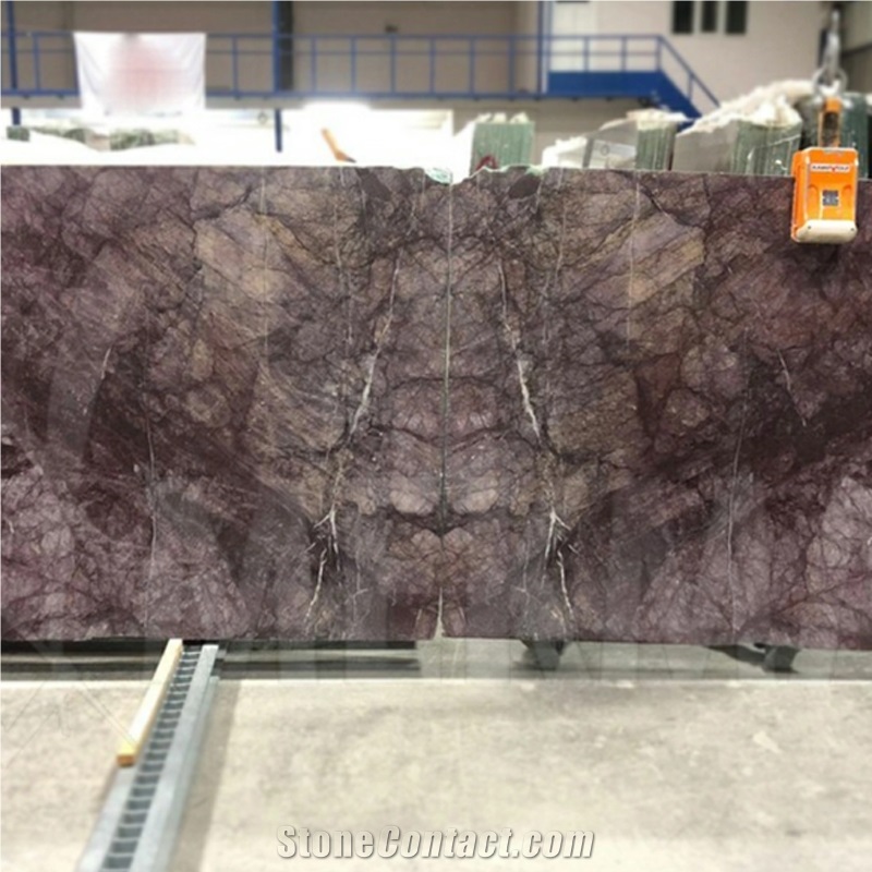 Lilac Dark Marble Slab