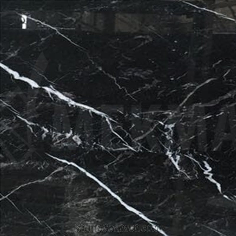 Nero Marquina Marble Slab