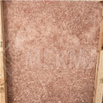 Red Travertine Slab