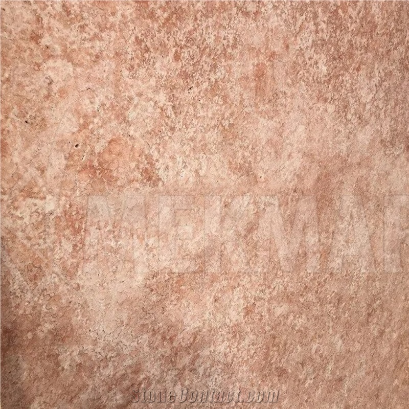 Red Travertine Slab
