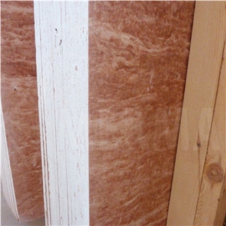Red Travertine Slab