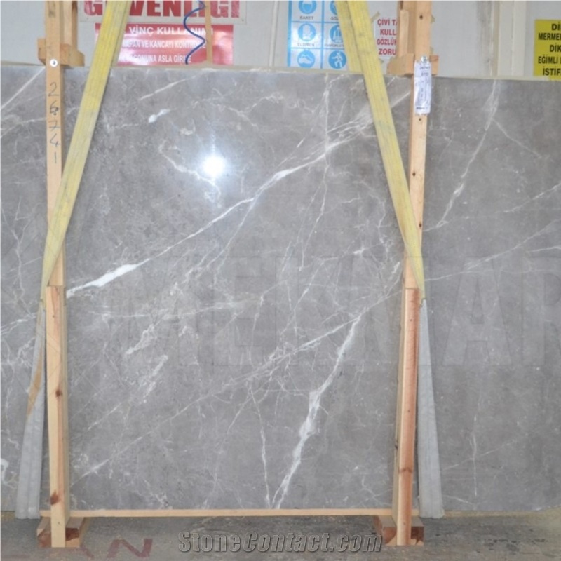 Storm Grey Marble Slab