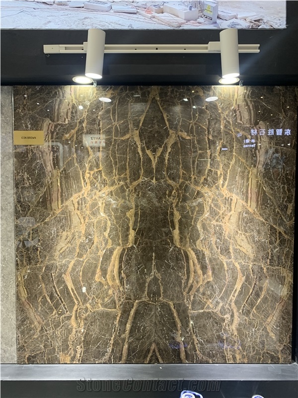 Icon Brown Marble Polished Slabs And Tiles