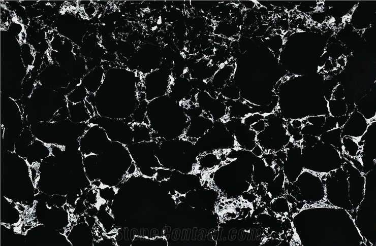 Calacatta Black Series Artificial Stone Quartz Slabs