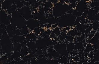 Calacatta Black Series Artificial Stone Quartz Slabs