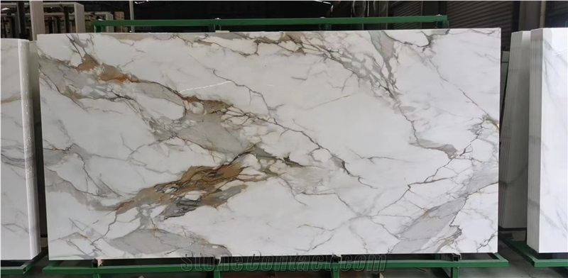 Calacatta Gold Pattern Nano Stone Slabs