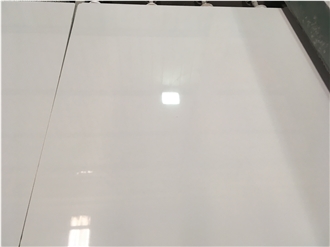 Durable Snow White Artificial Stone Slabs For Deco