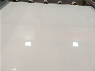 Durable Snow White Artificial Stone Slabs For Deco