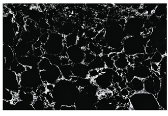 Full Body Artificial Calacatta Black Quartzslab