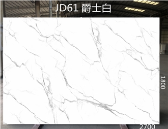 Hot Sale Pure White Volakas Quartz, Engineered Stone Artificial Stone Slabs