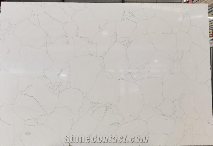 Hot-Sell! Calacatta White Series Artificial Stone Quartz Slabs