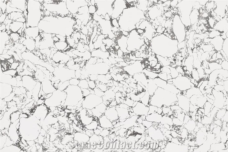 Hot-Sell! Calacatta White Series Artificial Stone Quartz Slabs