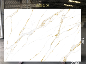 Promotional Price Calacatta Gold Artificial Quartz Slabs Promotional Price Calacatta Gold Artificial Quartz Slabs