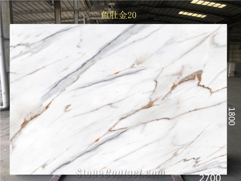 Promotional Price Calacatta Gold Artificial Quartz Slabs