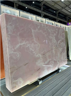 Natural Soft Pink Onyx Slabs And Tile Natural Soft Pink Onyx Slabs And Tile