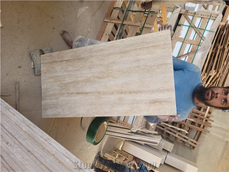 Coral Beige Durango Travertine  Tiles
