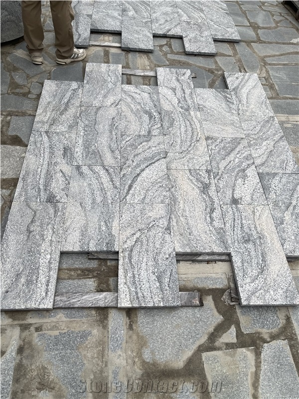 Pearl Cloudy - White Ice Granite  Tiles