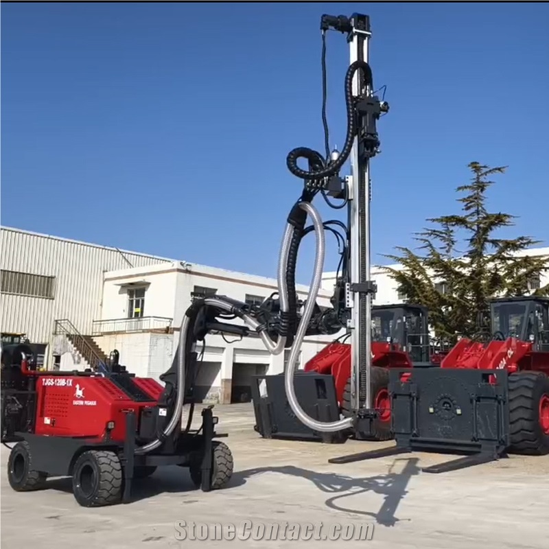 Wheel- Type Of Quarry Hydraulic Rig Drill Machine