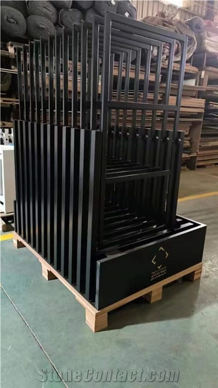 Push And Pull Sliding Rack Ceramic Tile Display Stand