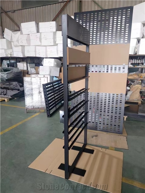 STONE DISPLAY STAND METAL SHOWROOM RACKS