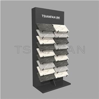 Timber Display, Wood Floor Display Stand Metal Rack/Stand