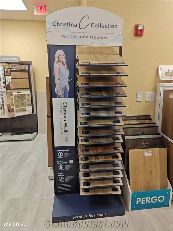 Timber Sample Cases, Metal Display Rack For Wood