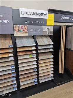 Timber Sample Cases, Metal Display Rack For Wood