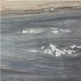 Blue Sands Wave Marble Tile