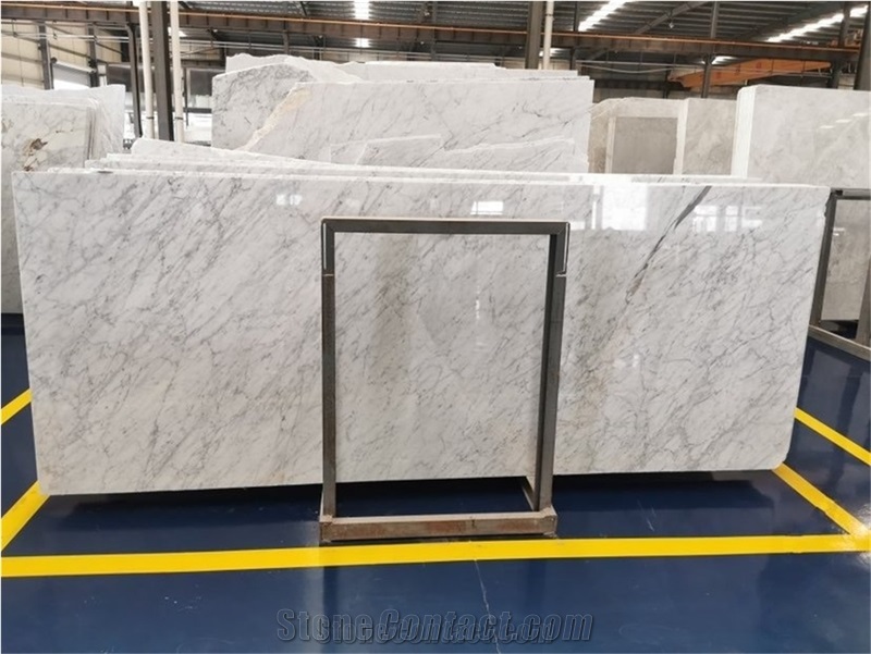 Carrara White Marble Slab