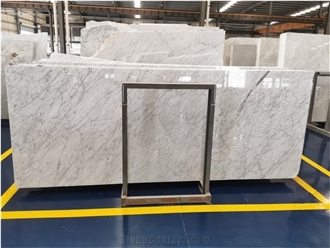 Carrara White Marble Slab