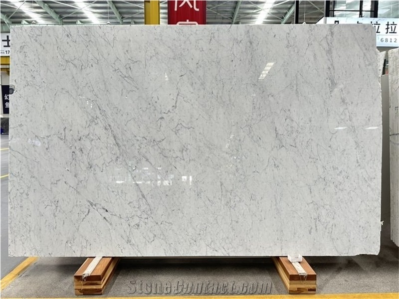 Carrara White Marble Slab