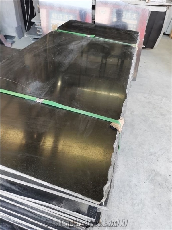 China Black Pearl Granite Slab