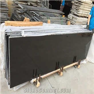 China Black Pearl Granite Slab