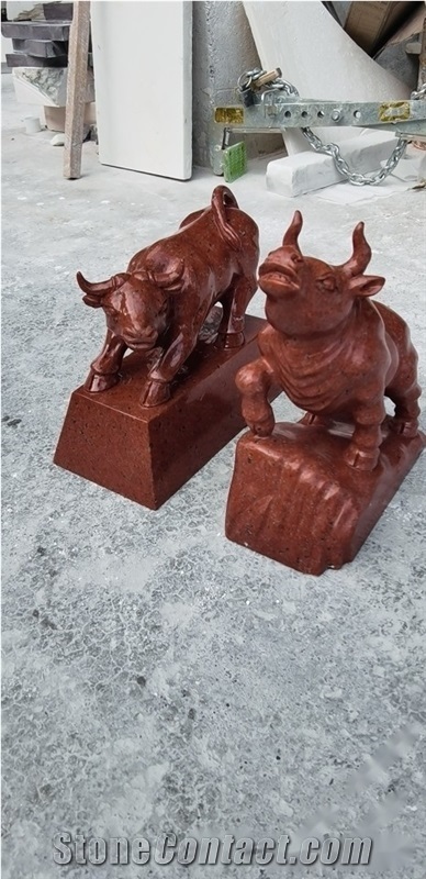 Dyed Red Granite Finished Product