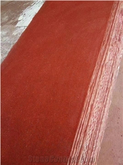 Dyed Red Granite Slab