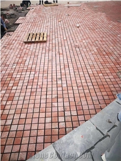 Dyed Red Granite Finished Product