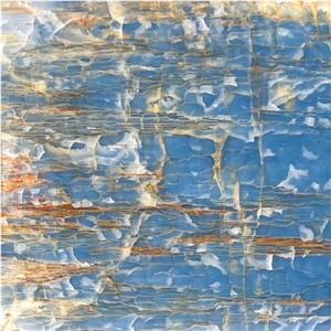 Golden Blue Onyx Tile
