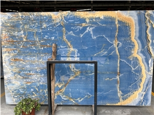 Golden Blue Onyx Finished Product