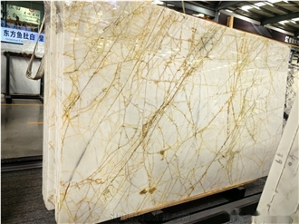 Golden River Marble Slab