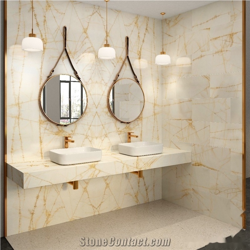 Golden River Marble Finished Product