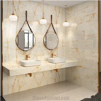 Golden River Marble Finished Product