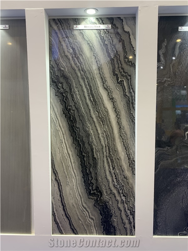 Mercury Black Marble Finished Product