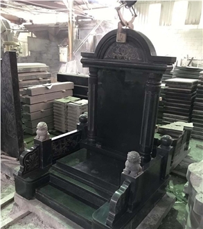 Mongolia Absolute Black Granite Finished Product
