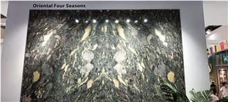 Oriental Four Seasons Marble Slab
