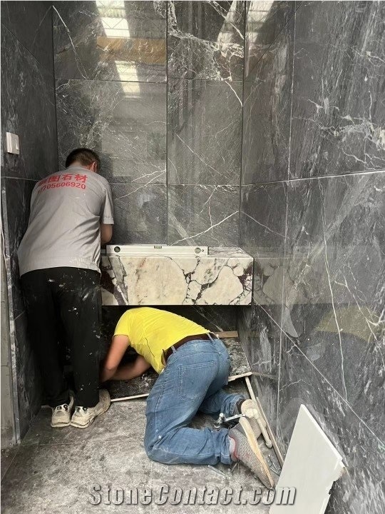 Phantom Gray Marble Finished Product