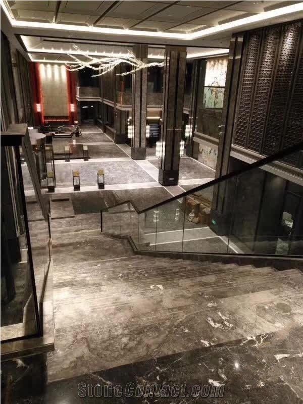 Phantom Gray Marble Finished Product